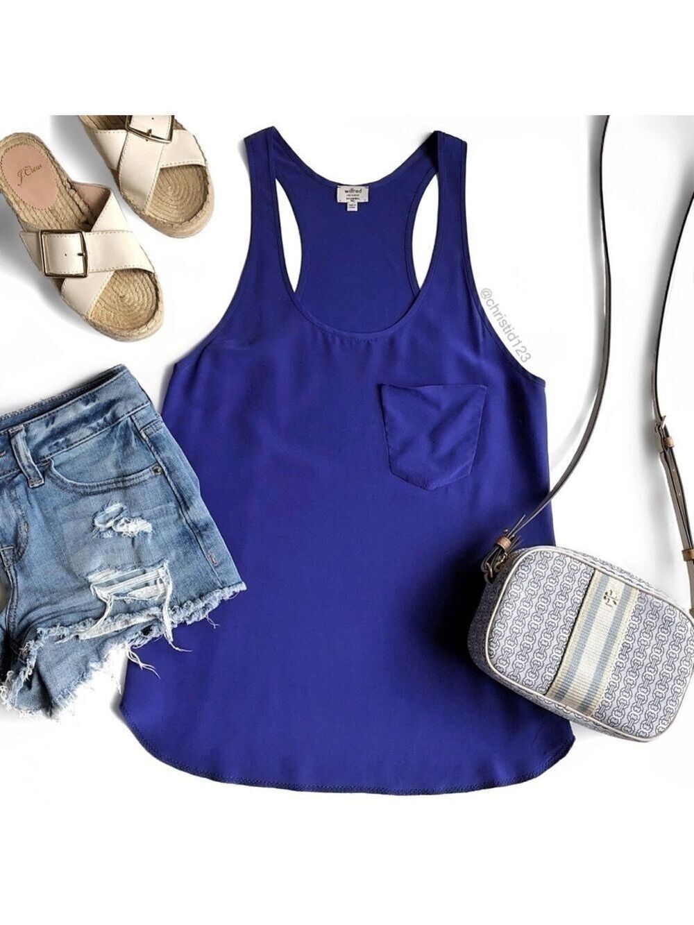 Aritzia Wilfred Silk Tank Top
